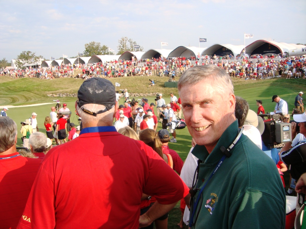 2008 Ryder Cup Valhalla 20.52 Sir Walter after Furyk defeats Jimenez think 16 hole