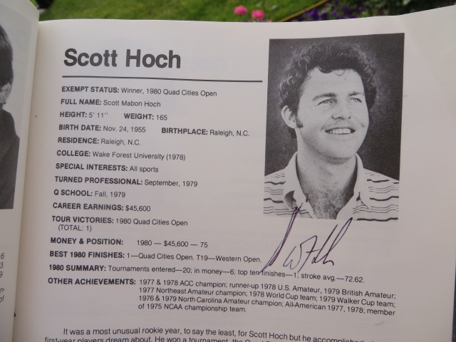 _18 Scott Hoch's Autograph