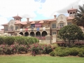 3_TPC Clubhouse w American Flag and 45 military banners