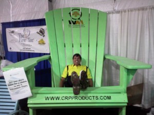 Even the chairs are BIG at the WMPO! 