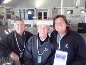 Three Amigos- Ed, Jack & me at the 2012 U.S. Open at The Olympic Club where Jack and Billy Casper were honored.