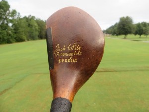 Mitch's gem of a driver, a Jack Whie Sunningdale Special which he drove almost as well as Bobby Jones himself!