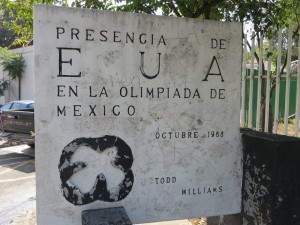 Olympians of the United States of America, Estados Unidos de América, were here in 1968.