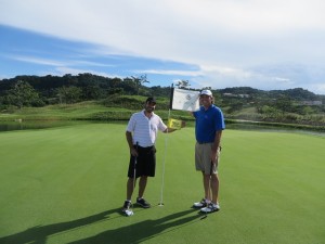 A most enjoyable 45 holes of golf with Enrique at The Black Pearl.