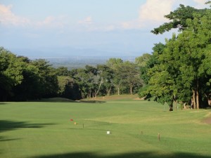 The first tee at Nejapa G&CC with a view that never ends!