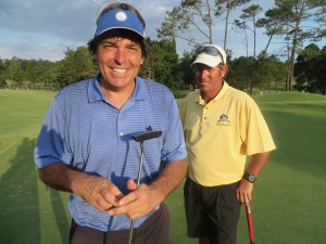 My host in Uruguay, the eminent golf professional and professional golfer from Uruguay,Mr. Alvaro Canessa!. Thanks fro some great interviews about golf and Mr. Roberto De Vicenzo! Mr. Alvaro Canessa, "Mr. because he is now 50 and heading to Portugal to qualify for the Sr. European Tour. Good luck Alvaro!