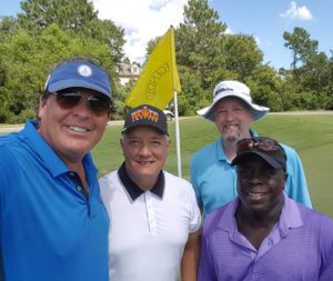 With Jeffrey, Anthony, and C.J. in Round 3 at Legends Parkland!